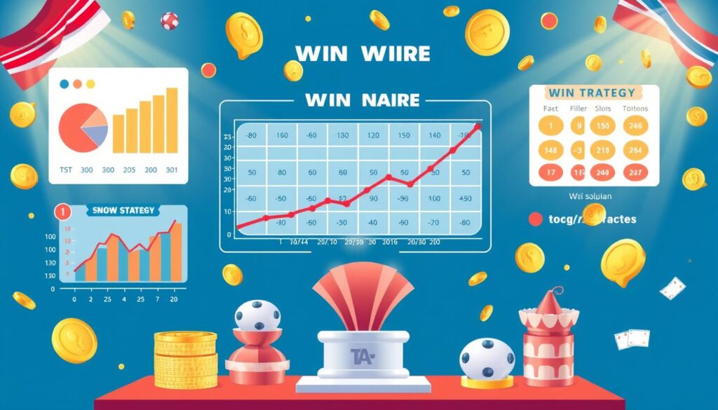 Ilustrasi strategi kemenangan di situs togel dan slot gacor Indonesia